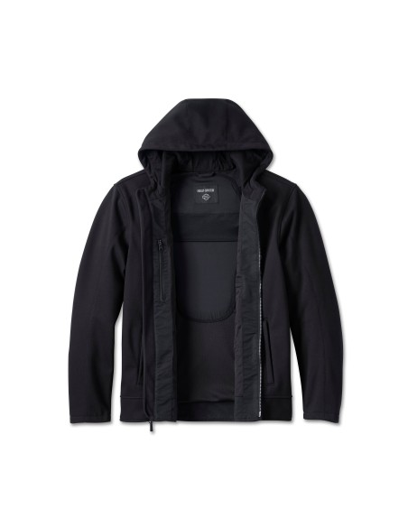 Men's Hooded Riding Fleece Deflector