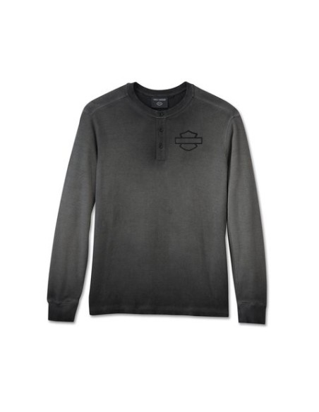 96126-25VM Camiseta Harley Davidson térmica tipo henley Cowboy Rider