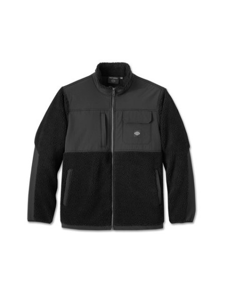 96111-25VM Chaqueta Harley Davidson con cremallera completa Sherpa