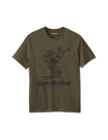 Harley Davidson Cowboy Graphic T-Shirt