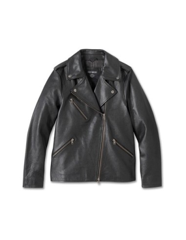 97006-25VW Back In Black Leather Biker Jacket