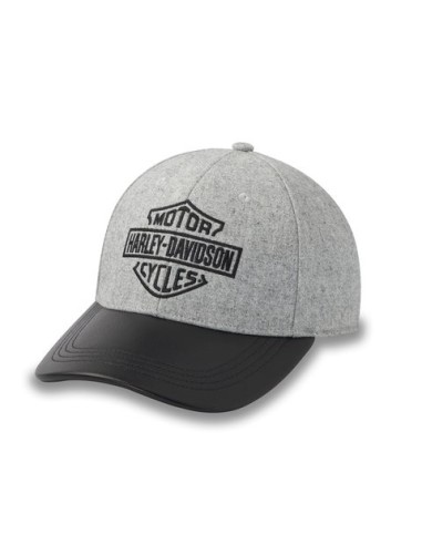 97638-25VW Bar & Shield Wool Cap