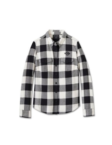 96090-25VW Retro Long Sleeve Flannel Shirt