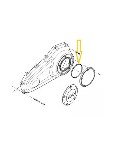 HARLEY DAVIDSON CLUTCH COVER GASKET SOFTAIL M8 FROM 2019