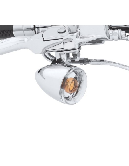 HARLEY DAVIDSON CLEAR BULLET-STYLE TURN SIGNAL LENS KIT