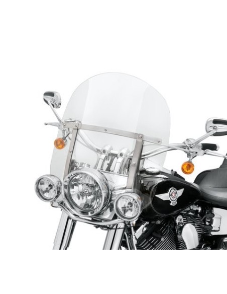 57400115 Parabrisas Harley Davidson H-D Detachables King-Size para modelos FL Softail - 18". Transparente