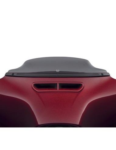 61400593 Embellecedor Harley Davidson de parabrisas negro ranurado