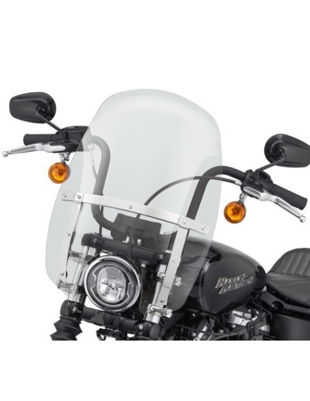 57400337 Parabrisas Harley Davidson Wind Splitter compacto de desmontaje rápido de 18"