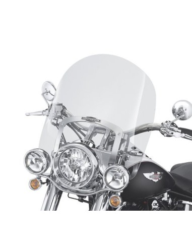 57141-05 Parabrisas Harley Davidson King-Size Nostalgic H-D Detachables para los modelos Softail FL - 508 mm. Ahumado claro