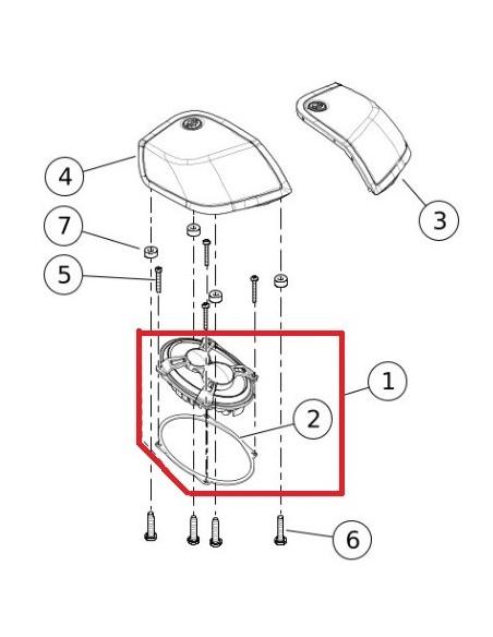 ALTAVOCES HARLEY DAVIDSON PARA ALFORJAS