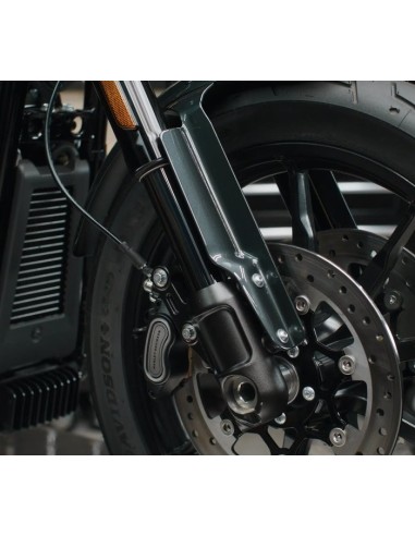 Barras Harley Davidson de horquilla con recubrimiento de carbono tipo diamante: Horquilla invertida
