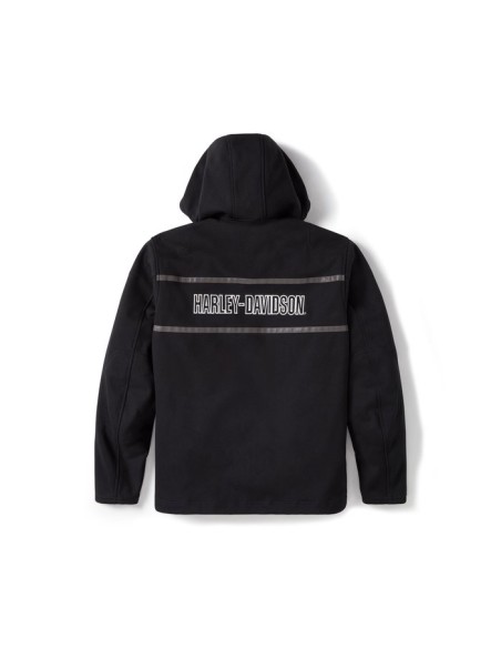 Harley-Davidson H-D Trenton Deflector 2.0 Hooded Fleece - Black Harley