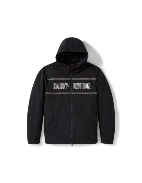 Chaqueta Harley Davidson con capucha H-D Trenton Deflector 2.0 - Harley negro 97138-25VM