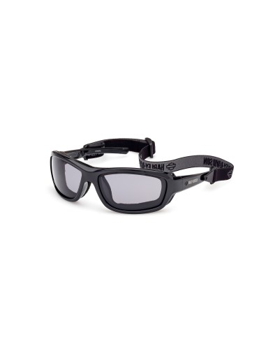 Harley-Davidson GENERA motorcycle goggles, gloss black/gray – smoked polarized