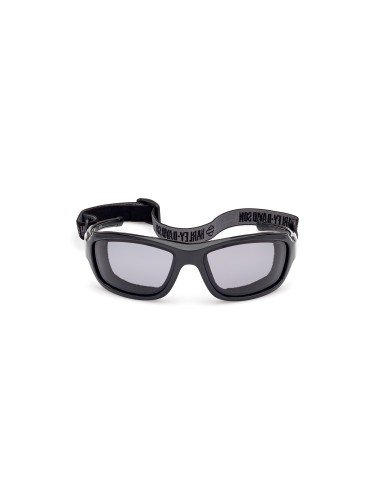 Harley-Davidson GENERA motorcycle goggles, gloss black/gray – smoked polarized