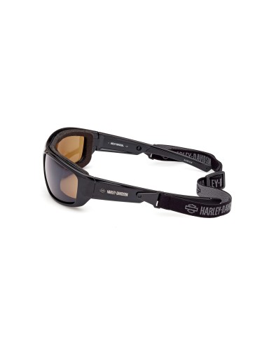 Gafas Harley-Davidson de moto BLAZE ACE negro brillante / marrón HZ00056901E