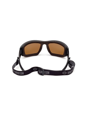 Gafas Harley-Davidson de moto BLAZE ACE negro brillante / marrón HZ00056901E