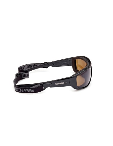 Gafas Harley-Davidson de moto BLAZE ACE negro brillante / marrón HZ00056901E