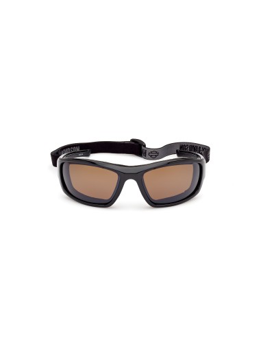 Gafas Harley-Davidson de moto BLAZE ACE negro brillante / marrón HZ00056901E