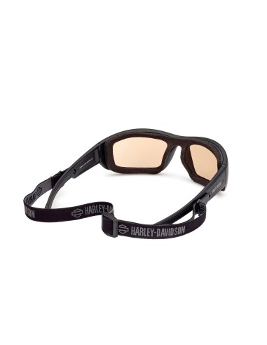 Gafas Harley-Davidson de moto fotocromáticas BLAZE ACE negro mate/ marrón HZ000569E02
