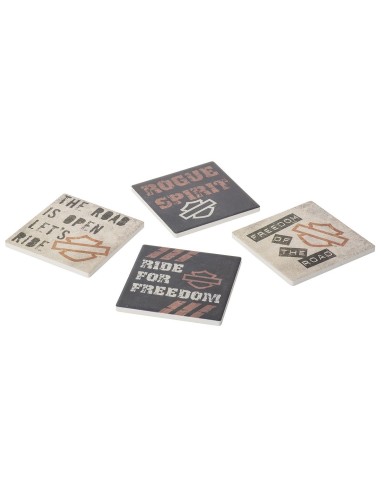 Harley Davidson Let's Ride Coasters HDL-18594