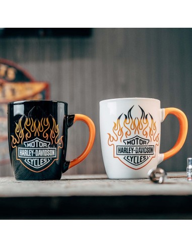 Harley Davidson Color Changing Flame Mug Set B&S HDL-18629