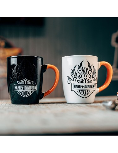 Harley Davidson Color Changing Flame Mug Set B&S HDL-18629