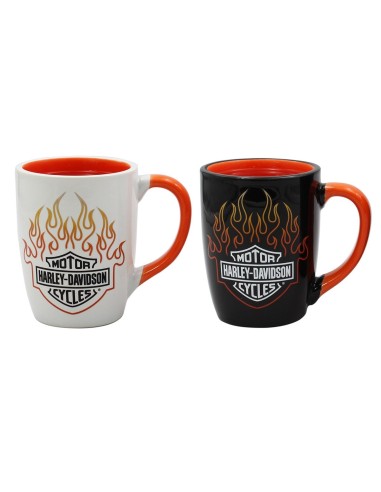 Harley Davidson Color Changing Flame Mug Set B&S HDL-18629