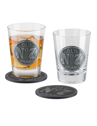 Harley Davidson Double Jack Daniel's Old No. 7 Glass Set