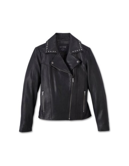 Cazadora Harley-Davidson® Classic Eagle de cuero para mujer  97046-23VW