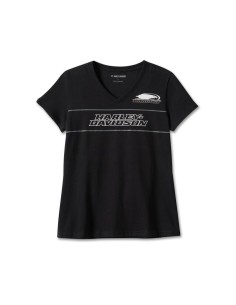 97581-23VW Camiseta Harley Davidson Screamin' Eagle de manga corta de mujer