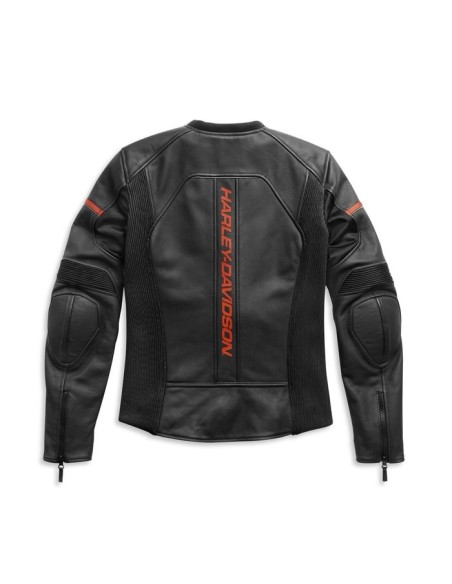 98007-21EW CHAQUETA DE CUERO BRAWLER PARA MUJER HARLEY-DAVIDSON