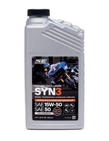 HARLEY DAVIDSON SYN3 15W50 SCREAMIN´ EAGLE® FULL SYNTHETIC OIL 62600153