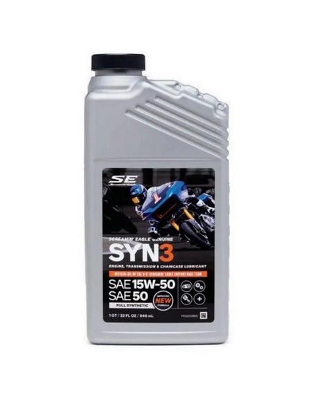 HARLEY DAVIDSON SYN3 15W50 SCREAMIN´ EAGLE® FULL SYNTHETIC OIL 62600153