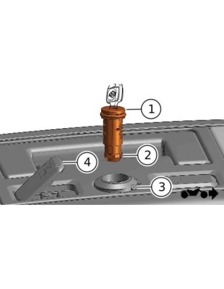 KIT CERRADURA CAJA HARLEY DAVIDSON