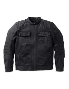 98130-22EM Harley Davidson Men's Zephyr Mesh Jacket with Zip-Off Removable Lining - Black