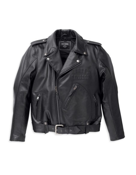 98003-23EM Chaqueta de cuero Harley Davidson Potomac 3 en 1 para hombre