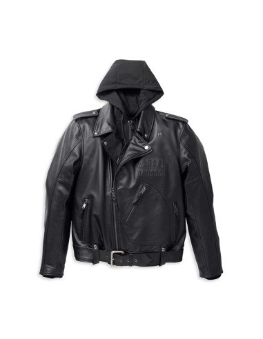 98003-23EM Chaqueta de cuero Harley Davidson Potomac 3 en 1 para hombre