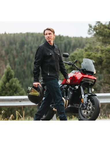 98124-23VM Chaqueta de montar Harley-Davidson estilo camionero Layering System para hombre