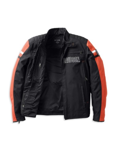98126-22ET Chaqueta Harley Davidson Hazard Textil Impermeable para hombre - Grande