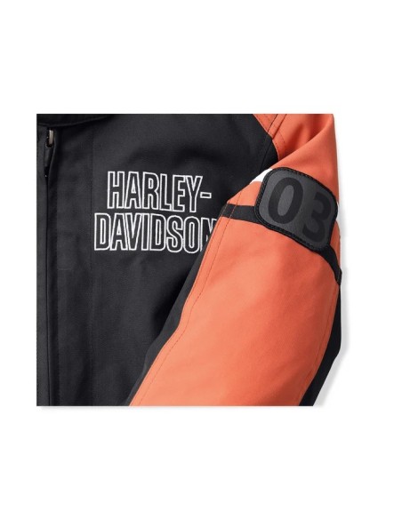 98183-22EW Chaqueta Harley Davidson Hazard Textil Impermeable para mujer