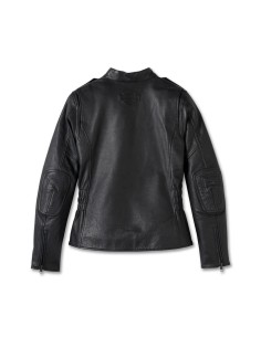 98018-23VW Harley-Davidson Women's Captains Leather Jacket with H-D Flex Layering System 2