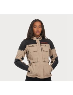 98185-22EW CHAQUETA HARLEY DAVIDSON QUEST TRIPLE VENT SYSTEM PARA MUJER - CHINCHILLA