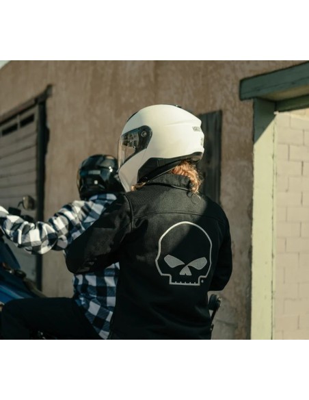 97145-25EX Casco modular Harley Davidson Capstone Sun Shield III H35 - BLANCO GLOSS