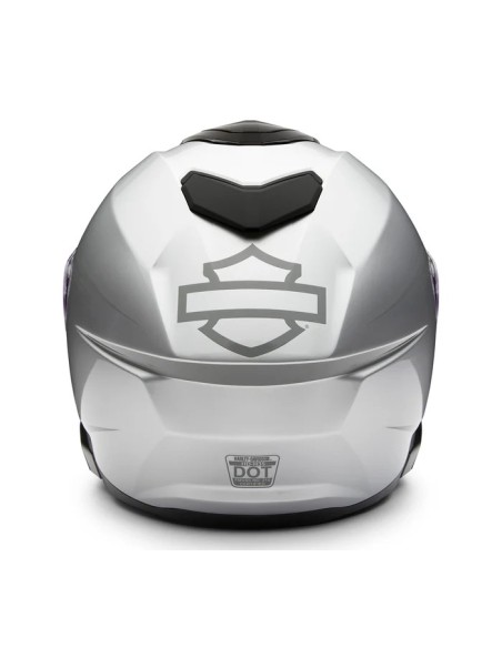 97189-25EX Casco modular Harley Davidson Capstone Sun Shield III H35 - PLATA METÁLICA