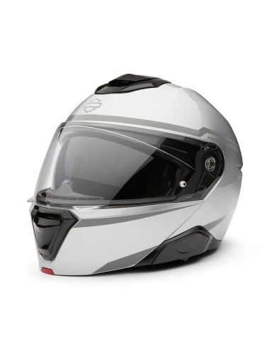 97189-25EX Casco modular Harley Davidson Capstone Sun Shield III H35 - PLATA METÁLICA