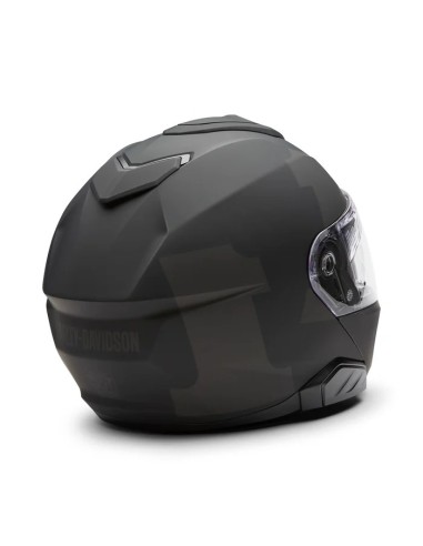 98120-25EX Casco modular Harley Davidson Capstone Sun Shield III H35 - NEGRO HARLEY