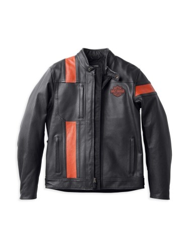Harley Davidson Men's Hwy-100 Waterproof Leather Jacket