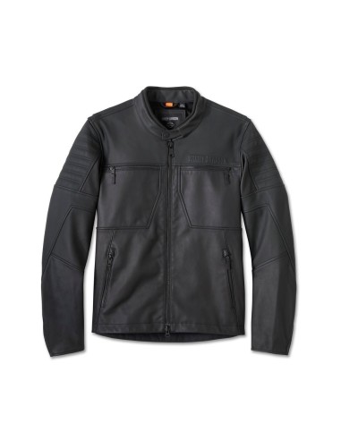 Chaqueta Harley Davidson de cuero con estampado de calavera Willie G (Hombre) 98004-25VM