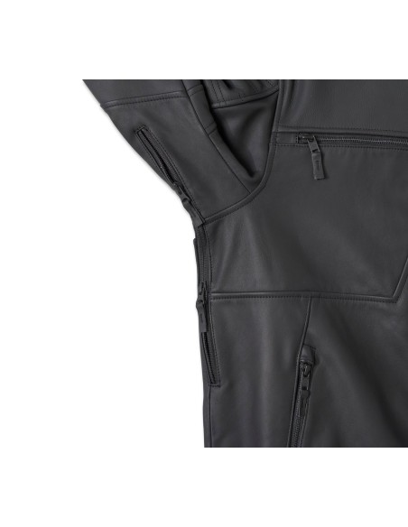 Chaqueta Harley Davidson de cuero con estampado de calavera Willie G (Hombre) 98004-25VM